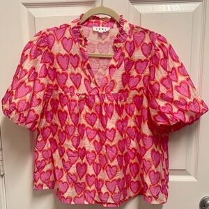 THML heart blouse